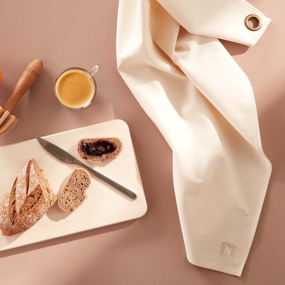 Nespresso Ivory Organic Cotton Barista Towel